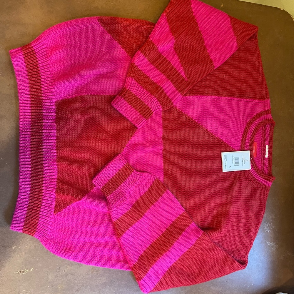 MOTHER Sweater in Red and Pink - Picture 2 of 5